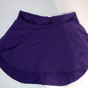 plum motionwear pointe skirt